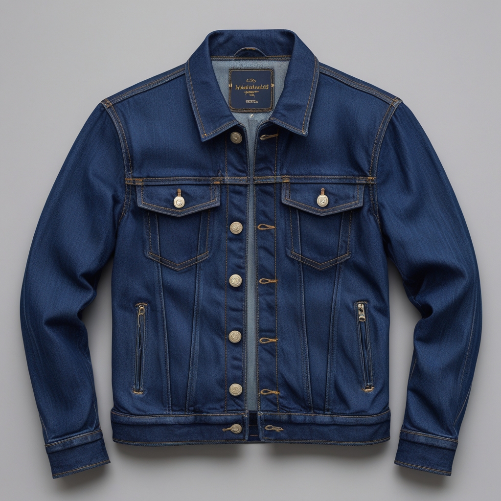 Premium Royal Indigo Denim Jacket for Men